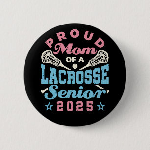 Bóton Redondo 5.08cm Orgulho Mãe de um Mais velho de Lacrosse 2025