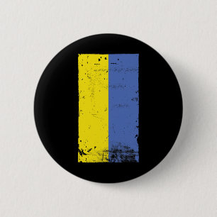 Bóton Redondo 5.08cm Orgulho Ucraniano Viagem Férias Bandeira da Ucrâni