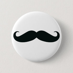 Bóton Redondo 5.08cm Orgulhoso de meu Stache….Bigode