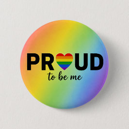 Bóton Redondo 5.08cm ORGULHOSO Por Ser Eu Arco-íris Mês do Orgulho LGBT