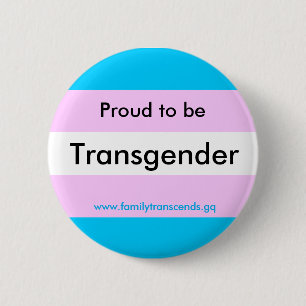 Bóton Redondo 5.08cm Orgulhoso ser botão do Transgender