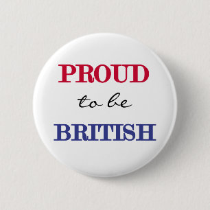 Bóton Redondo 5.08cm Orgulhoso ser britânico
