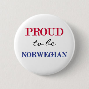 Bóton Redondo 5.08cm Orgulhoso ser norueguês