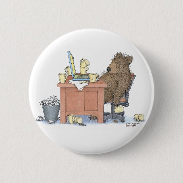 Bóton Redondo 5.08cm Os botões de Gruffies® - de Pinback (Frente)