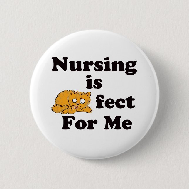 Bóton Redondo 5.08cm Os cuidados são Purrr-fect para mim (Frente)