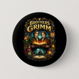 Bóton Redondo 5.08cm Os Irmãos Grimm