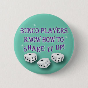 Bóton Redondo 5.08cm os jogadores do bunco sabem agitá-lo acima de 2