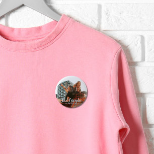 Bóton Redondo 5.08cm Os melhores amigos modernos são a foto-presente da