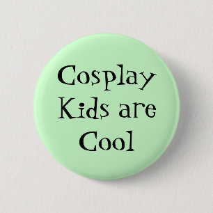 Bóton Redondo 5.08cm Os miúdos de Cosplay são design legal