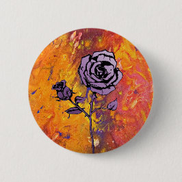 Bóton Redondo 5.08cm Os rosas são roxos