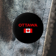 Ottawa Canadá Flag Dark Color