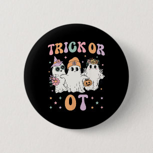 Bóton Redondo 5.08cm Ou Terapêutica Ocupacional Halloween Gho