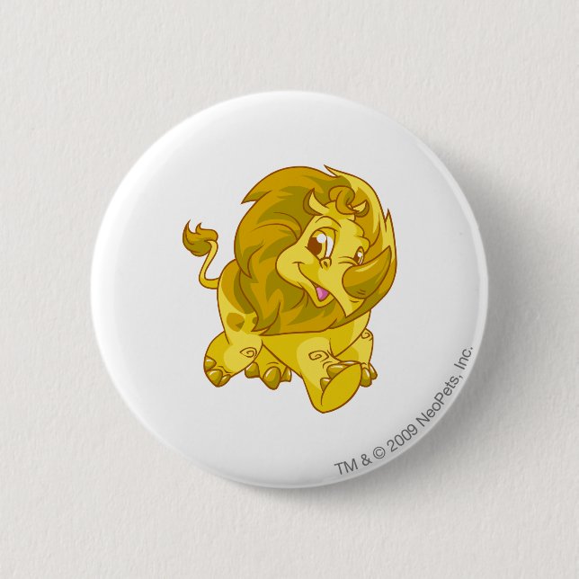 Bóton Redondo 5.08cm Ouro de Tonu (Frente)