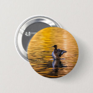 Bóton Redondo 5.08cm Ouro de um lago ouro