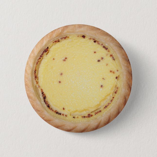 Bóton Redondo 5.08cm Ovo Custard Tart (Frente)