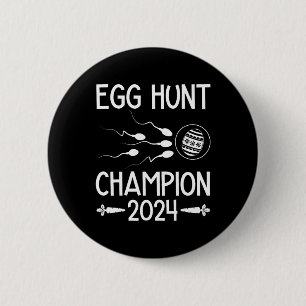 Bóton Redondo 5.08cm Ovo Hunt Champion Páscoa Engraçada Anou