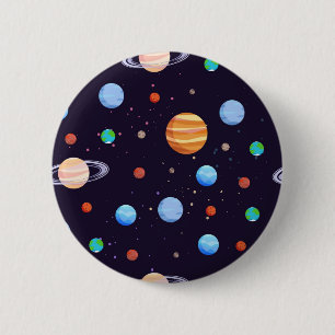 Bóton Redondo 5.08cm Padrão de espaço