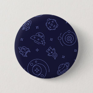 Bóton Redondo 5.08cm Padrão de espaço
