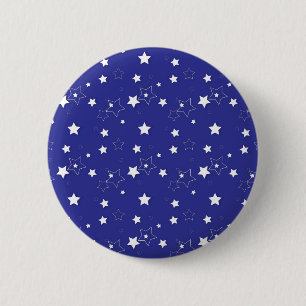 Bóton Redondo 5.08cm Padrão de estrelas