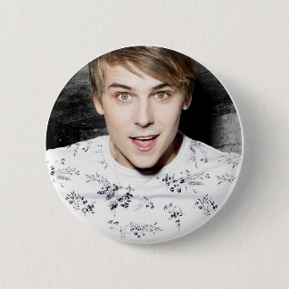 Bóton Redondo 5.08cm Padrão (de John), crachá redondo de 5,7 cm (2,25")