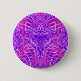 Bóton Redondo 5.08cm Padrão psíquico roxo