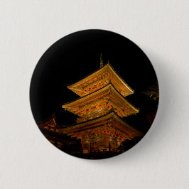 Bóton Redondo 5.08cm Pagode Japão Quioto