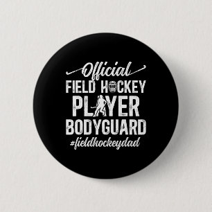Bóton Redondo 5.08cm Pai de Hockey de Campo Pai Engraçado de um Jogador
