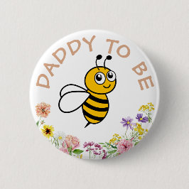 Bóton Redondo 5.08cm Pai De Ser Doce Como Abelha