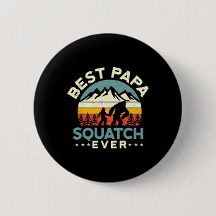 Bóton Redondo 5.08cm Pai Sasquatch Pai Bigfoot Melhor Esquadrão Papa Já