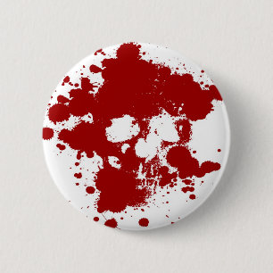 Bóton Redondo 5.08cm Paint Skull