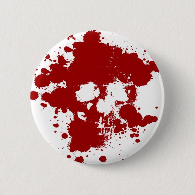 Bóton Redondo 5.08cm Paint Skull (Frente)