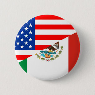 Bóton Redondo 5.08cm país dos EUA da bandeira de Estados Unidos Améri