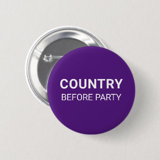 Bóton Redondo 5.08cm País Roxo Antes da Política Partidária