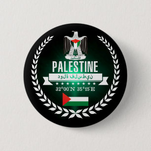 Bóton Redondo 5.08cm Palestina