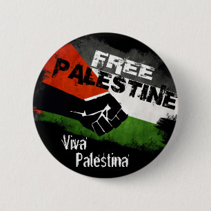 Bóton Redondo 5.08cm Palestina livre - Viva Palestina