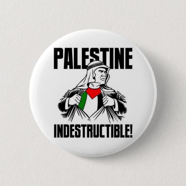 Bóton Redondo 5.08cm Palestine_Indestructible_by_Latuff2 (Frente)