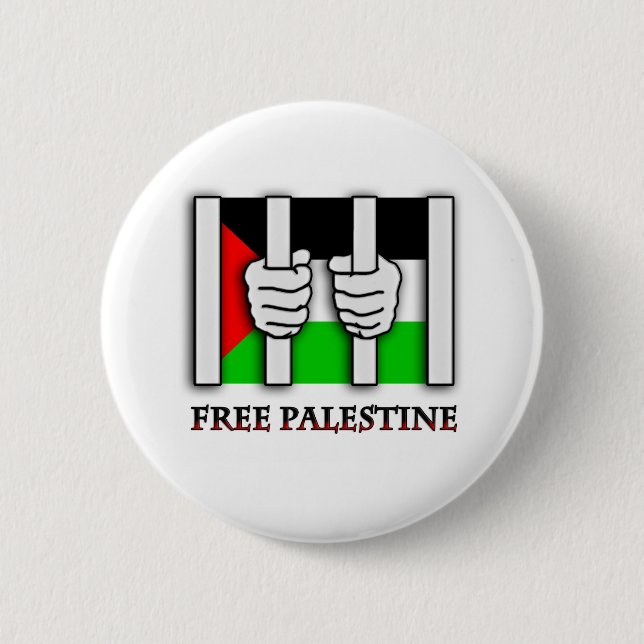 Bóton Redondo 5.08cm PalestinianBars (Frente)
