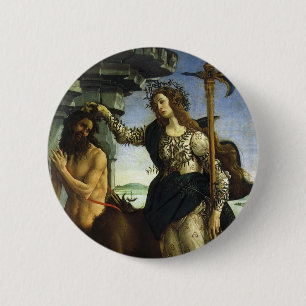 Bóton Redondo 5.08cm Pallas e o Centauro por Sandro Botticelli