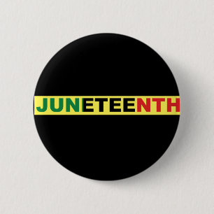 Bóton Redondo 5.08cm Pan African, Juneteenth