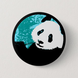 Bóton Redondo 5.08cm panda.