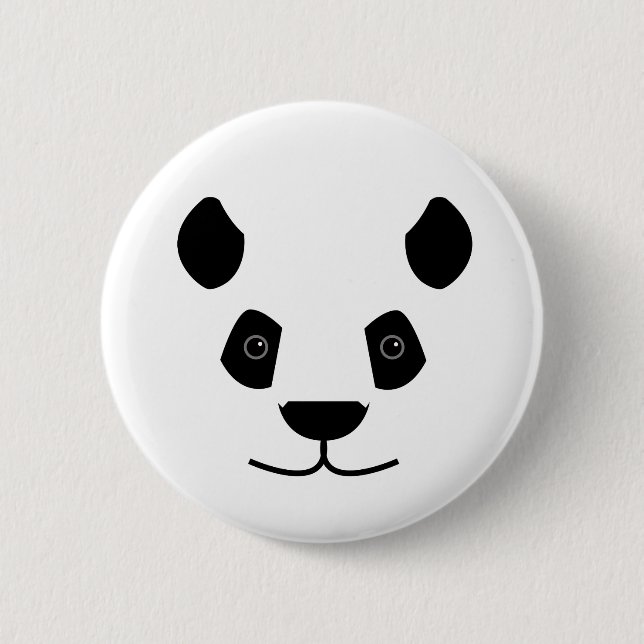 Bóton Redondo 5.08cm Panda (Frente)