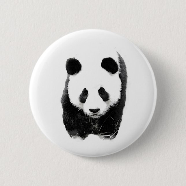 Bóton Redondo 5.08cm Panda (Frente)