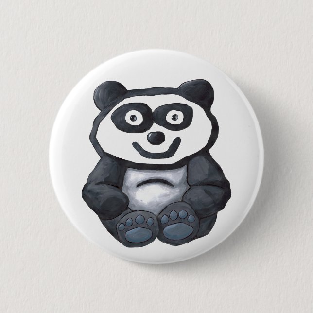 Bóton Redondo 5.08cm Panda de Alan (Frente)