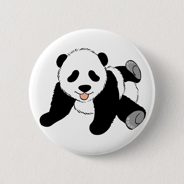 Bóton Redondo 5.08cm Panda parva (Frente)