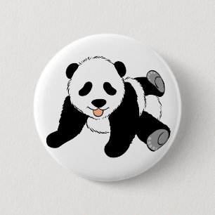 Bóton Redondo 5.08cm Panda parva