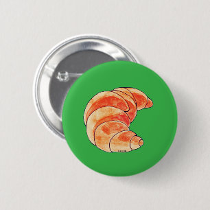 Bóton Redondo 5.08cm pão croissant castanho