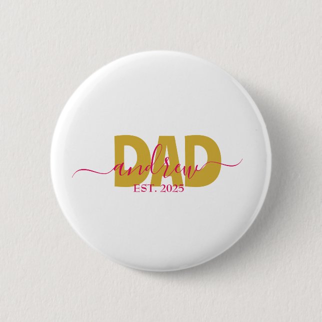 BÓTON REDONDO 5.08CM PAPA PERSONALIZADO PARA SER (Frente)