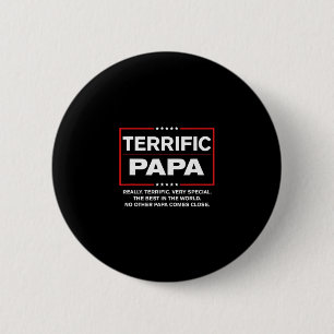 Bóton Redondo 5.08cm Papai Incrível - Donald Trump Engraçado Melhor Pap