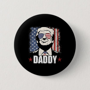 Bóton Redondo 5.08cm Papai Trump 2025 Oficial Papai Trump Engraçado 1 