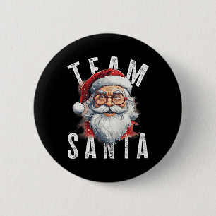 Bóton Redondo 5.08cm Papais noeis da equipe Natal Engraçado Natal Papai